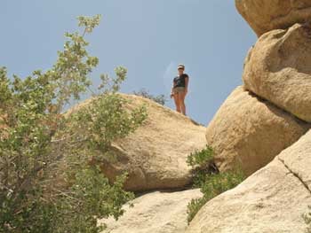 Climbing the Huge Rocks