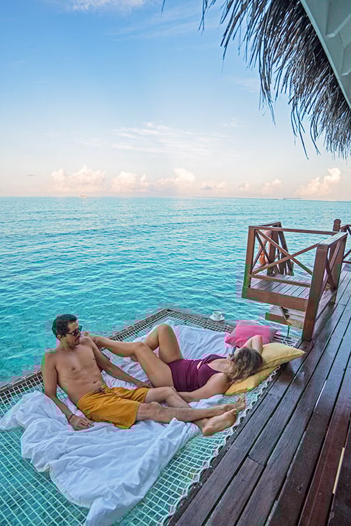 Inside The Maldives’ Most Romantic Private Islands Couples Romantic Overwater Villa Sunrise Sun Siyam Vilu Reef