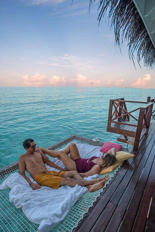 Inside The Maldives’ Most Romantic Private Islands Couples Romantic Overwater Villa Sunrise Sun Siyam Vilu Reef