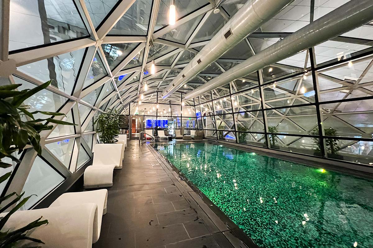 Heated Swimming Pool at Hamad Airport DOH