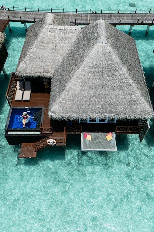 Overwater Villa With Private Pool at Vilu Reef Sun Siyam