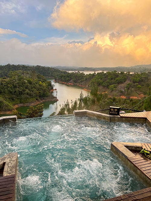 I Stayed in a Dome House in Colombia - and It Was Pure Magic Bosko Guatape Hot Tub View Colombia