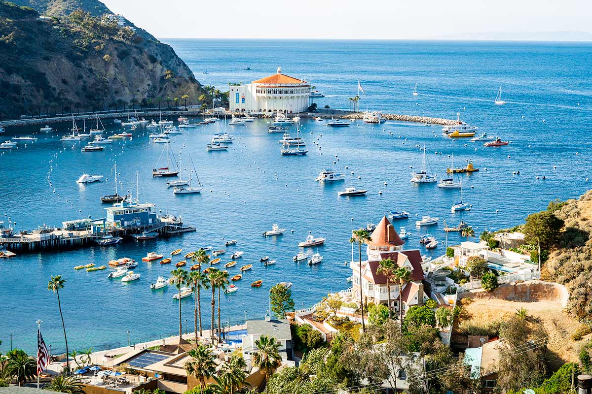 Buena Vista Point Scenic Overlook Catalina Island Avalon California